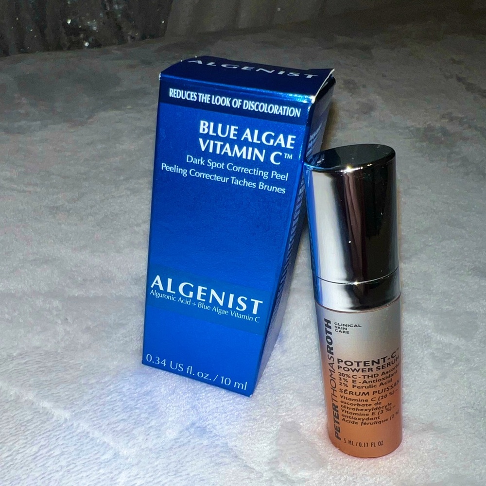 High End Vitamin C Bundle Algenist Blue Algae & Peter Thomas Roth